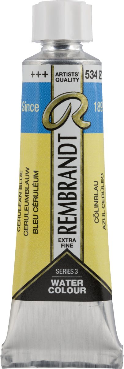 Rembrandt Water Colour Tube 10ml | Cerulean Blue (534)